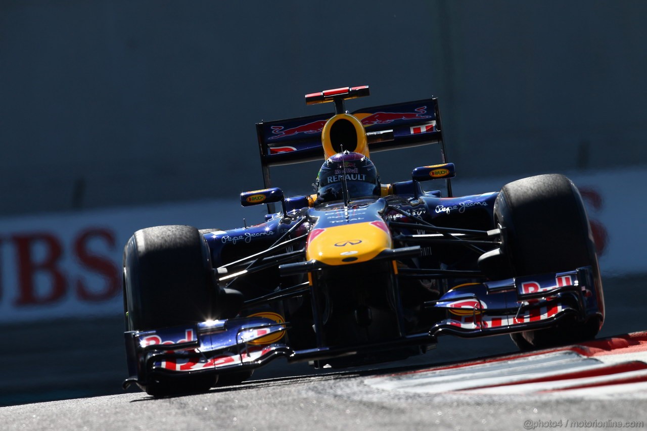 GP ABU DHABI, 11.11.2011- Prove Libere 1, Venerdi', Sebastian Vettel (GER), Red Bull Racing, RB7