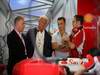 GP ABU DHABI, 11.11.2011- Prove Libere 1, Venerdi', Piero Ferrari (ITA), vice-president Ferrari, Marcello Lippi, Fabio Cannavaro (ITA) e Stefano Domenicali (ITA), Team Principal 
