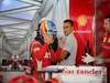 GP ABU DHABI, 11.11.2011- Prove Libere 1, Venerdi', Fernando Alonso (ESP), Ferrari, F-150 Italia e Fabio Cannavaro (ITA)