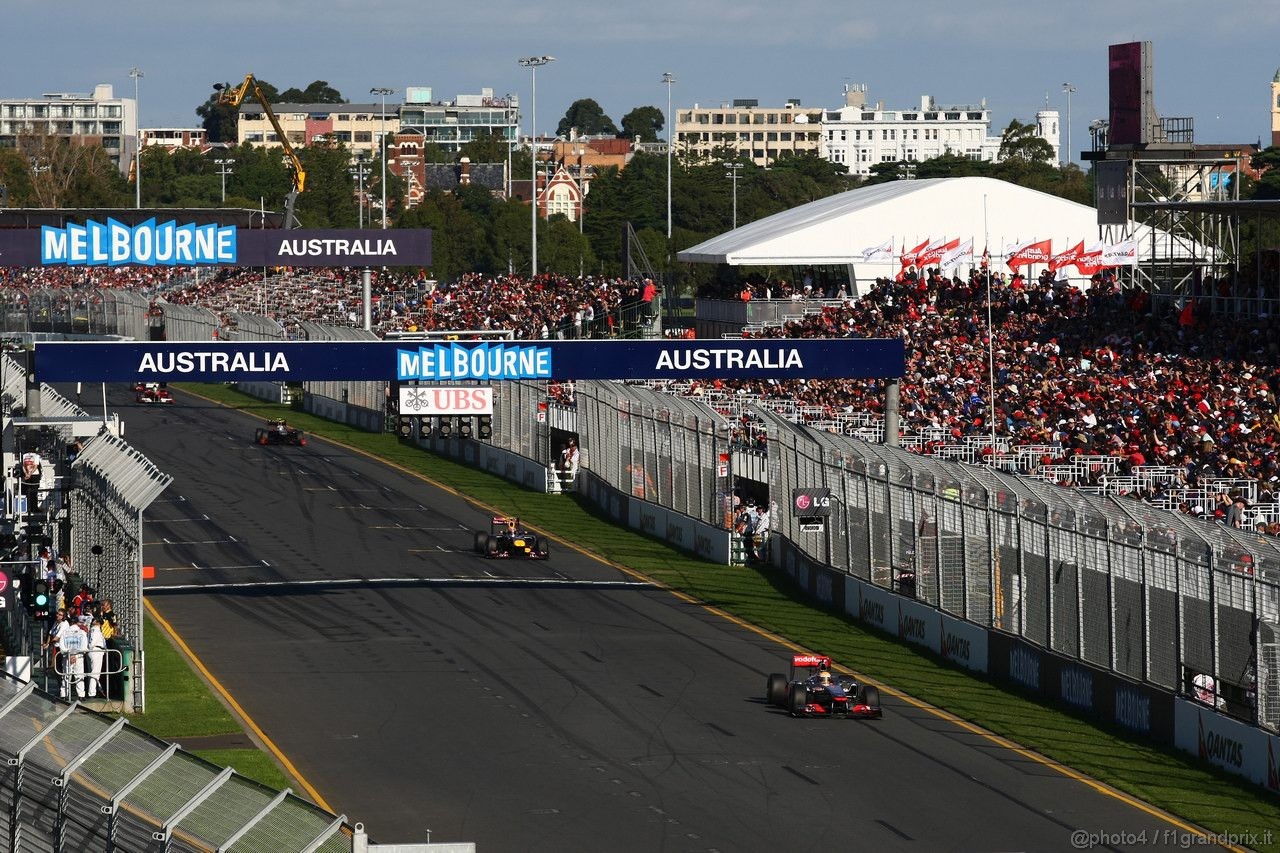 GP AUSTRALIA, 27.03.2011- Gara, Lewis Hamilton (GBR), McLaren  Mercedes, MP4-26 