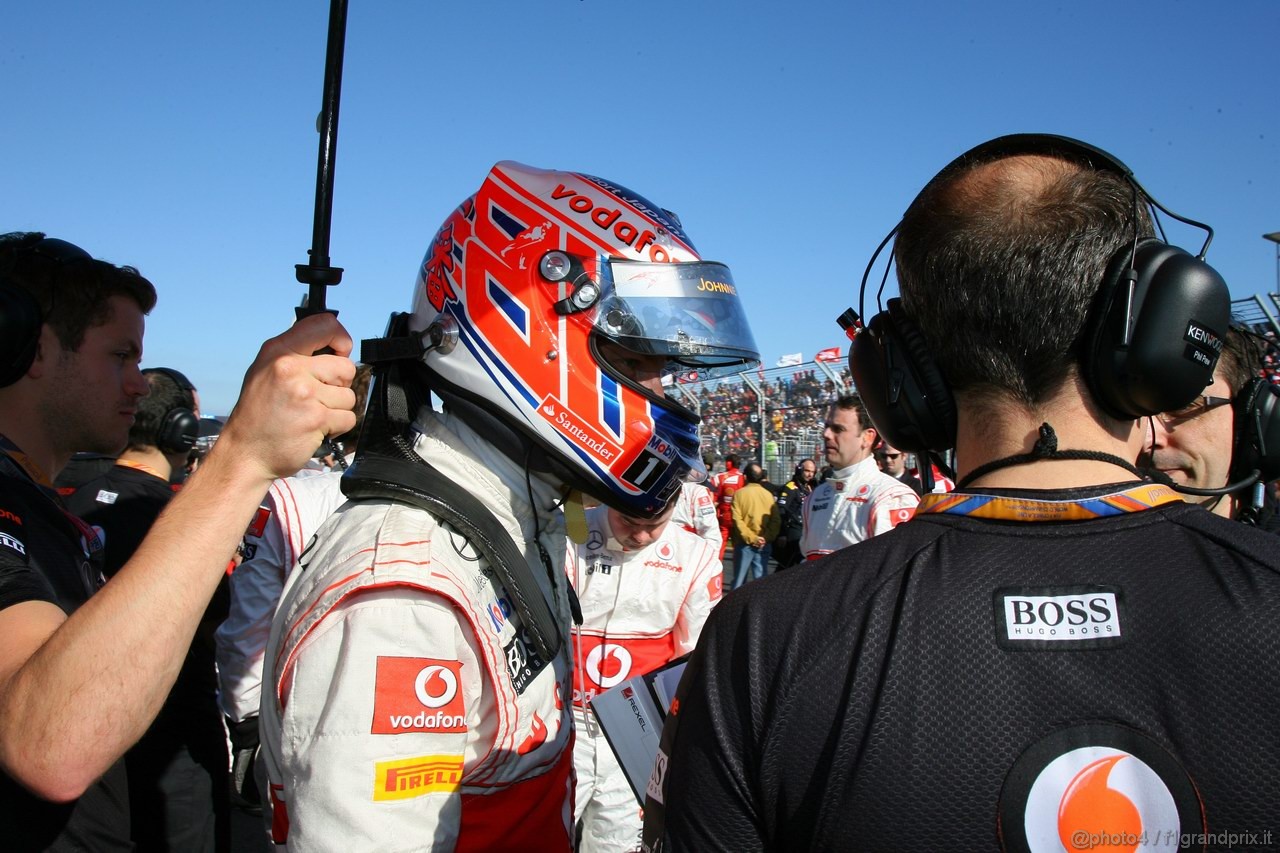 GP AUSTRALIA, 27.03.2011- Gara, Jenson Button (GBR), McLaren  Mercedes, MP4-26 