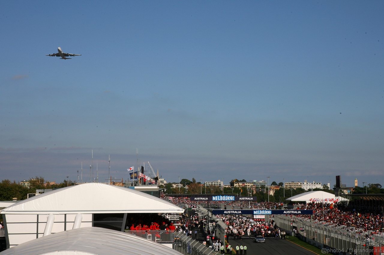 GP AUSTRALIA, 27.03.2011- Gara, View of the grid
