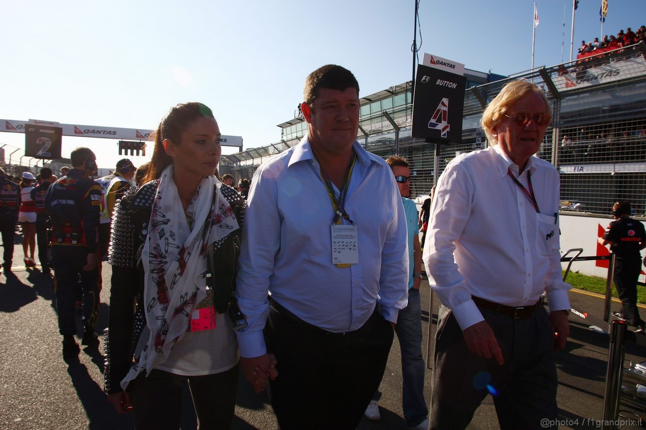 GP AUSTRALIA, 27.03.2011- Gara, James Packer e Ron Walker (AUS) Australian Grand Prix Corporation Chairman