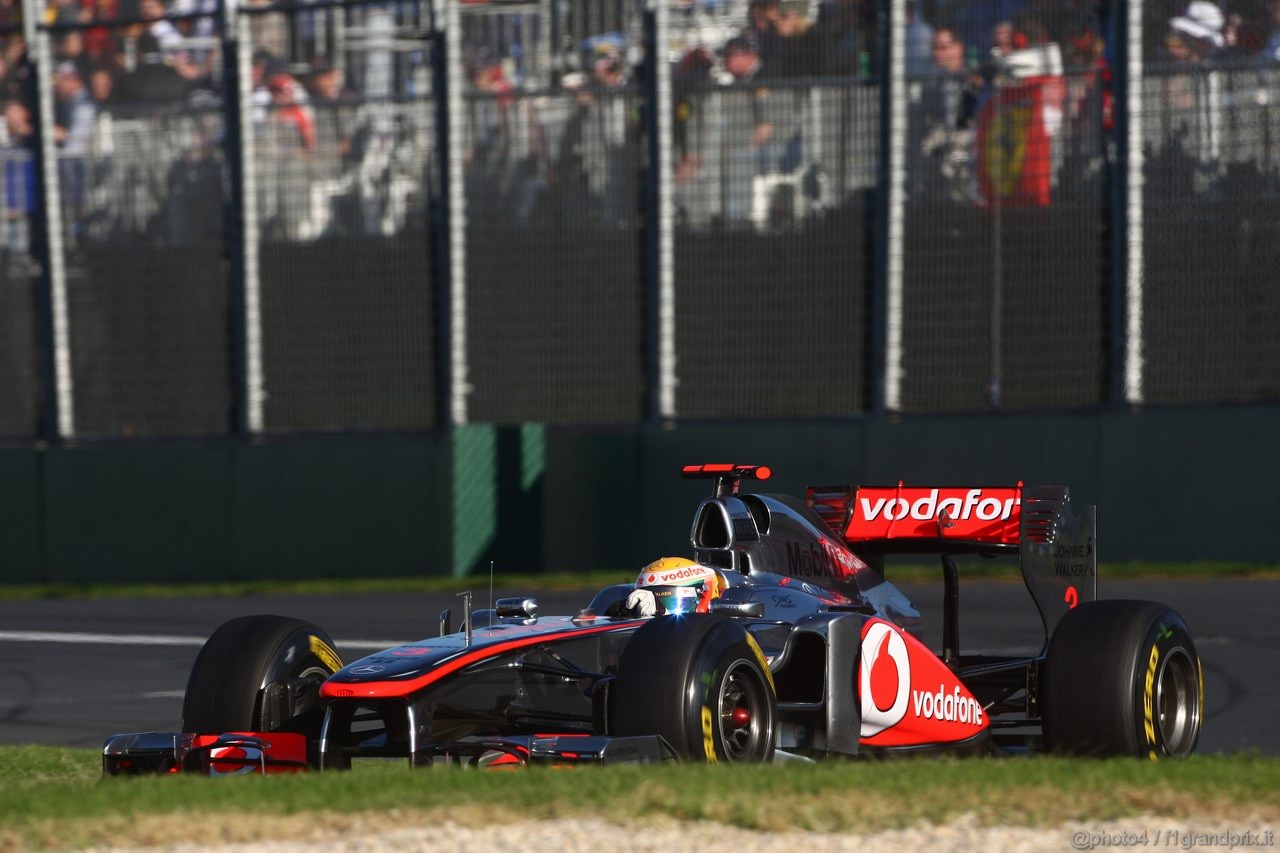 GP AUSTRALIA, 27.03.2011- Gara, Lewis Hamilton (GBR), McLaren  Mercedes, MP4-26 