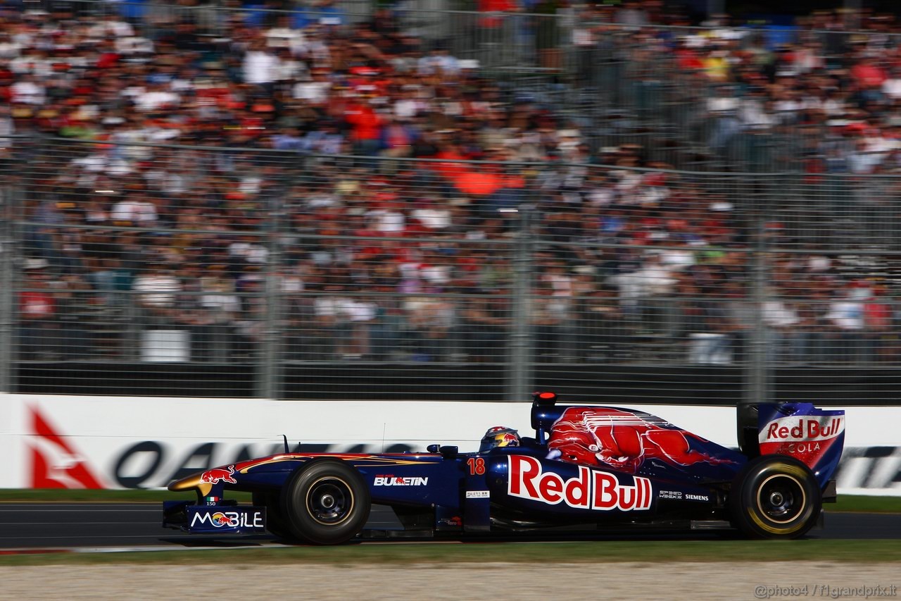GP AUSTRALIA, 27.03.2011- Gara, Sébastien Buemi (SUI), Scuderia Toro Rosso, STR6 