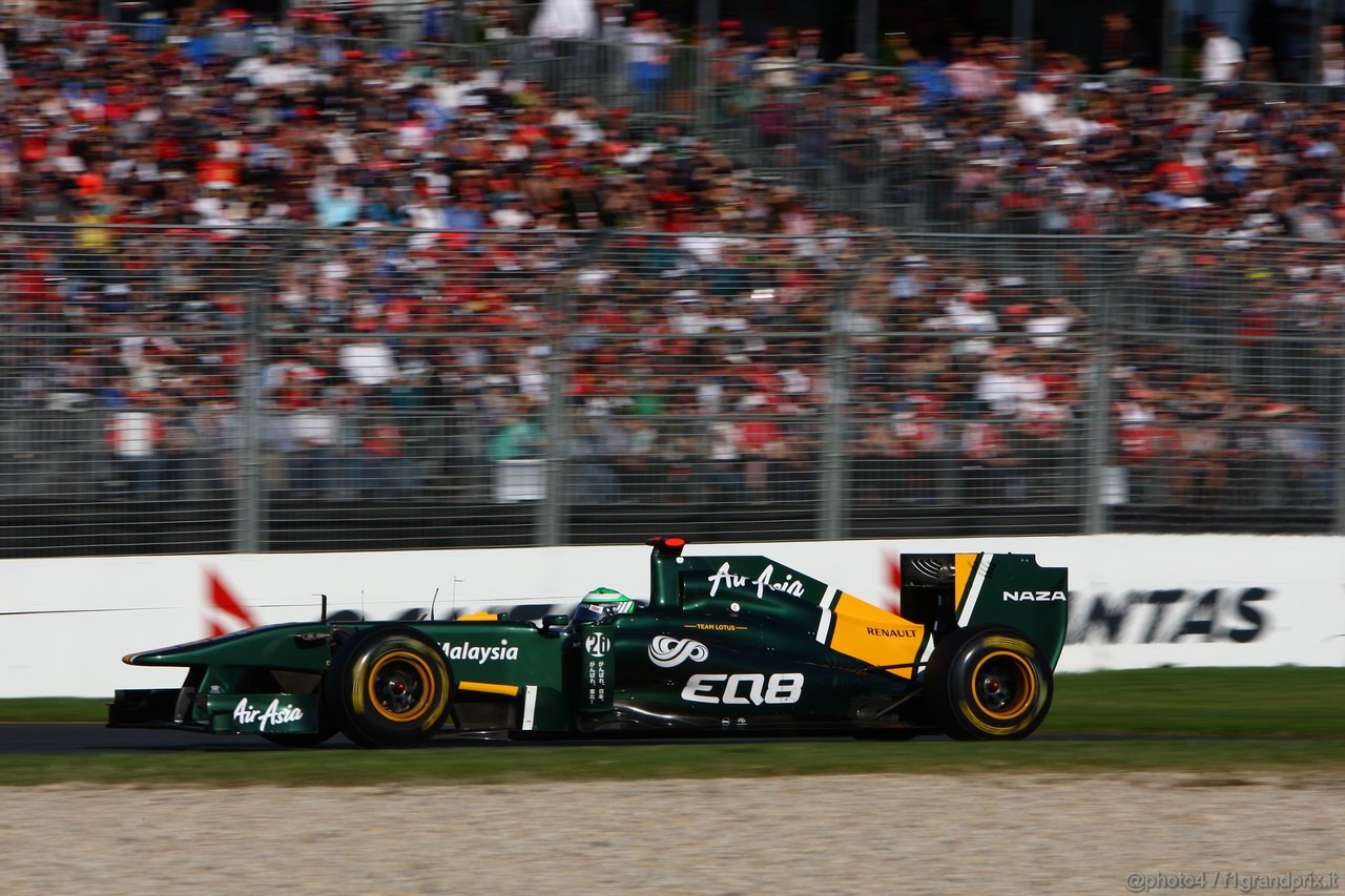 GP AUSTRALIA, 27.03.2011- Gara, Heikki Kovalainen (FIN), Team Lotus, TL11 