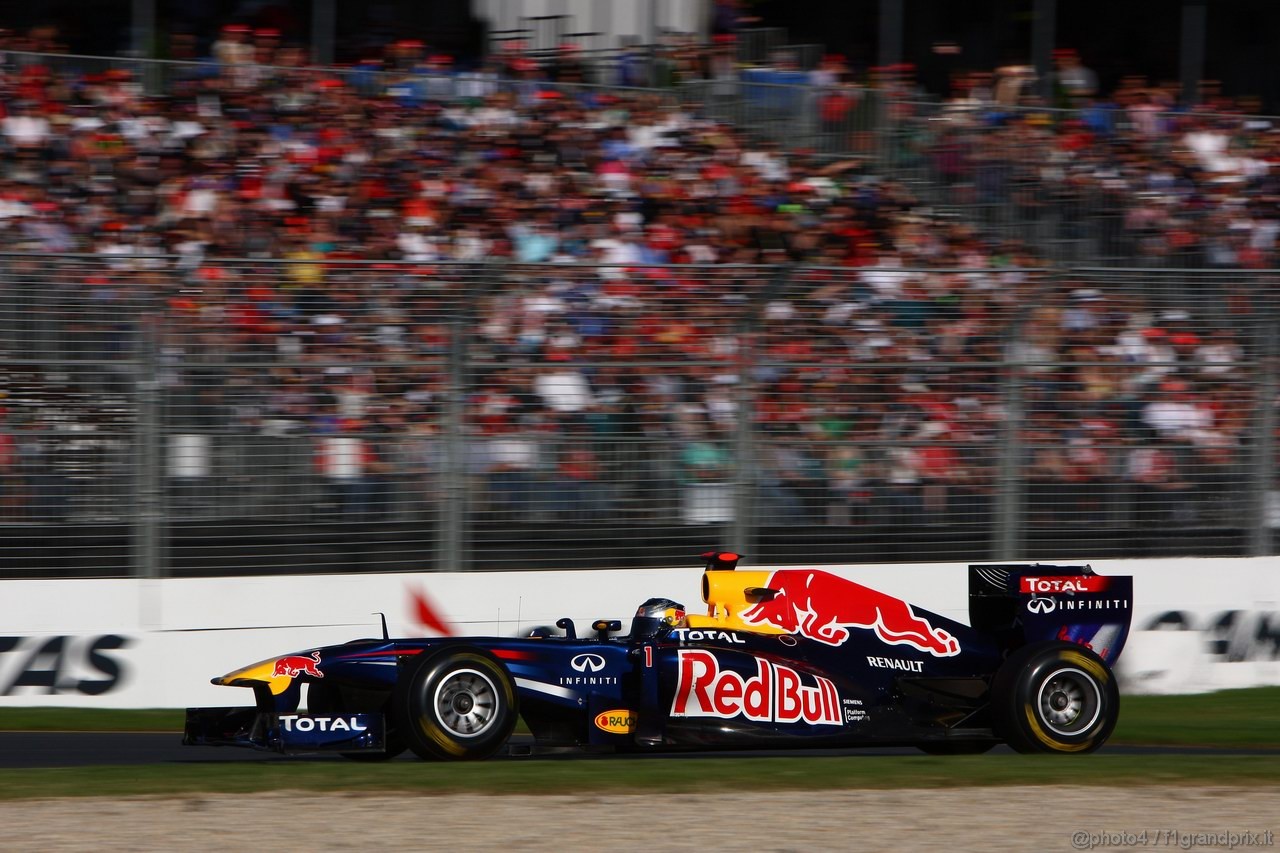 GP AUSTRALIA, 27.03.2011- Gara, Sebastian Vettel (GER), Red Bull Racing, RB7 