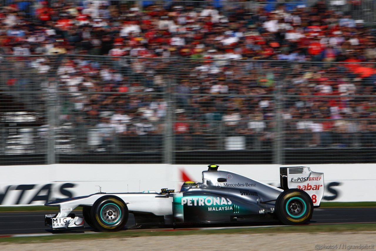 GP AUSTRALIA, 27.03.2011- Gara, Nico Rosberg (GER), Mercedes GP Petronas F1 Team, MGP W02 
