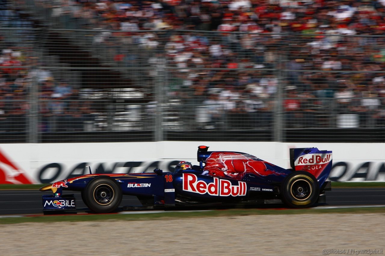 GP AUSTRALIA, 27.03.2011- Gara, Sébastien Buemi (SUI), Scuderia Toro Rosso, STR6 