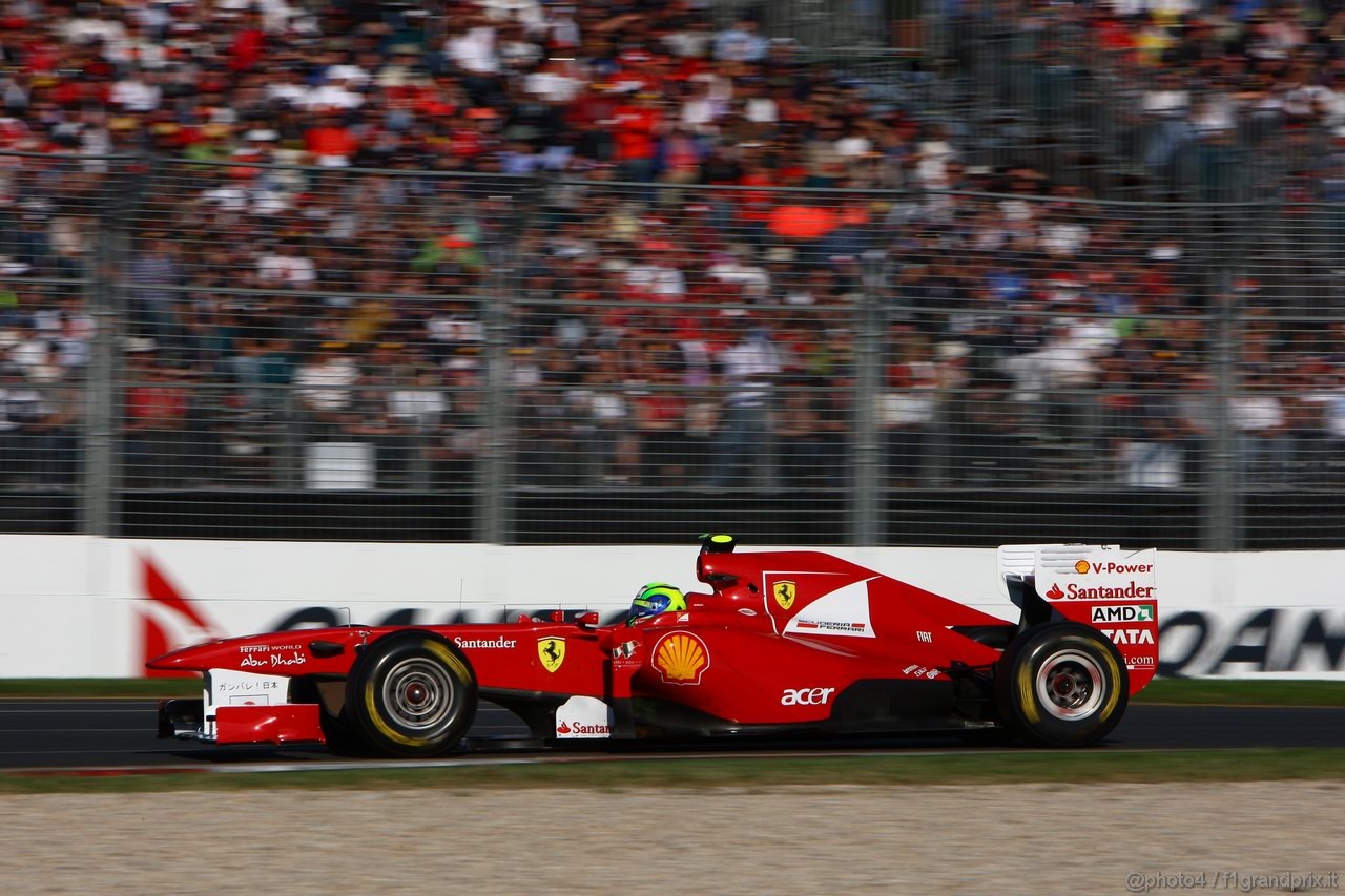 GP AUSTRALIA, 27.03.2011- Gara, Felipe Massa (BRA), Ferrari, F-150 Italia 
