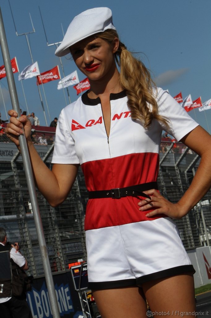 GP AUSTRALIA, 27.03.2011- Gara, griglia girls 