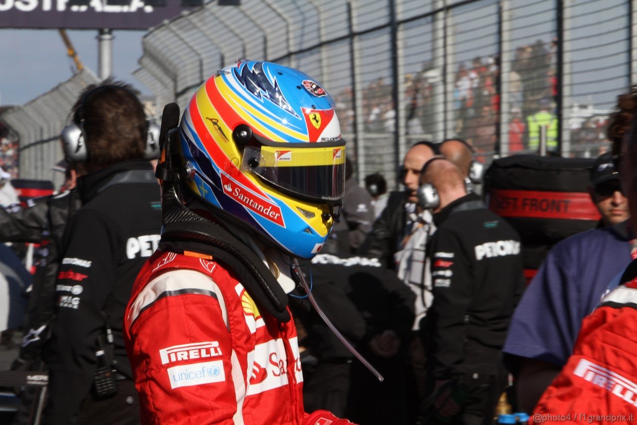 GP AUSTRALIA, 27.03.2011- Gara,Fernando Alonso (ESP), Ferrari, F-150 Italia 