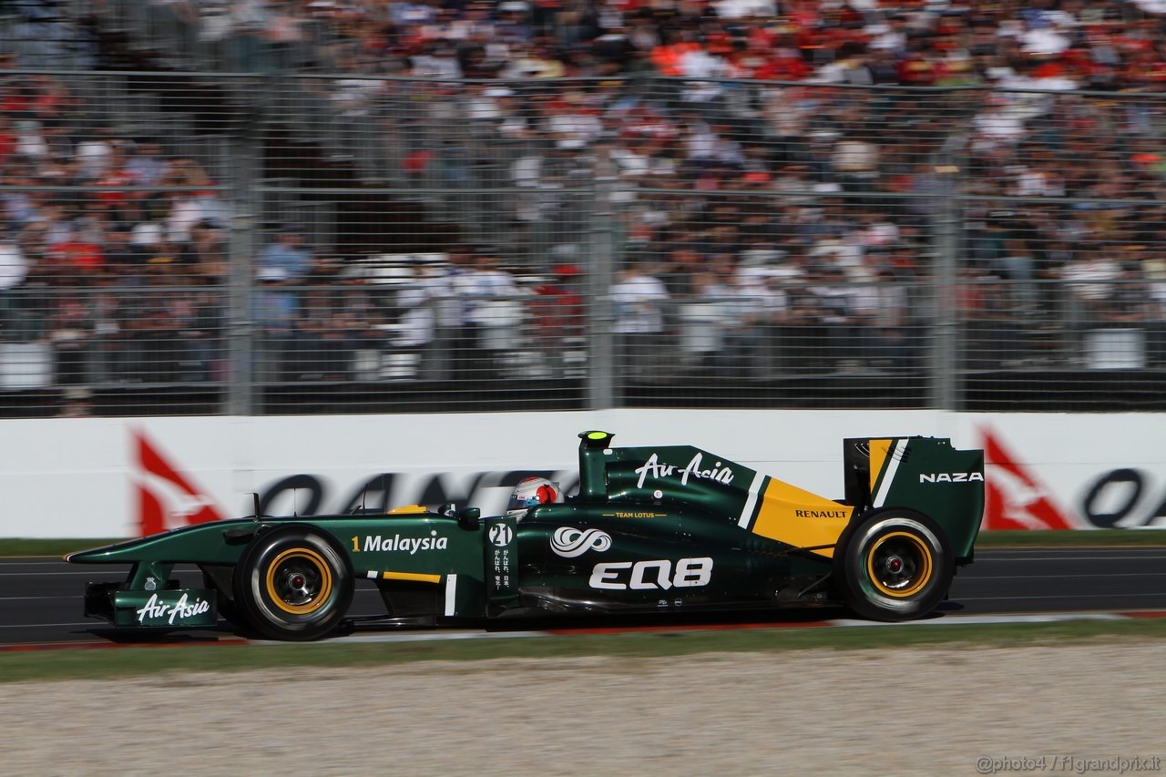 GP AUSTRALIA, 27.03.2011- Gara, Jarno Trulli (ITA), Team Lotus, TL11 