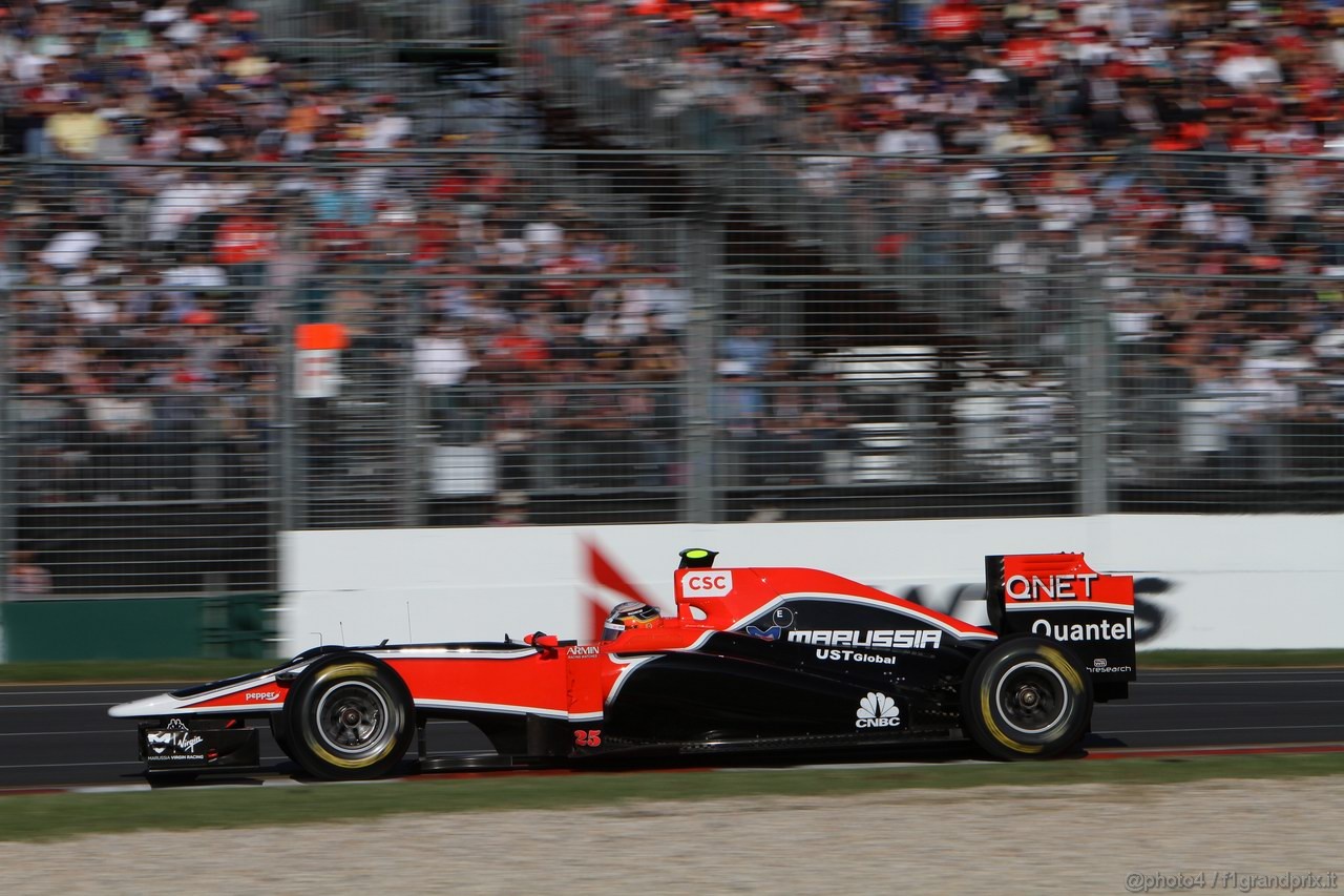 GP AUSTRALIA, 27.03.2011- Gara, Jerome D'Ambrosio (BEL), Marussia Virgin Racing VR-02 