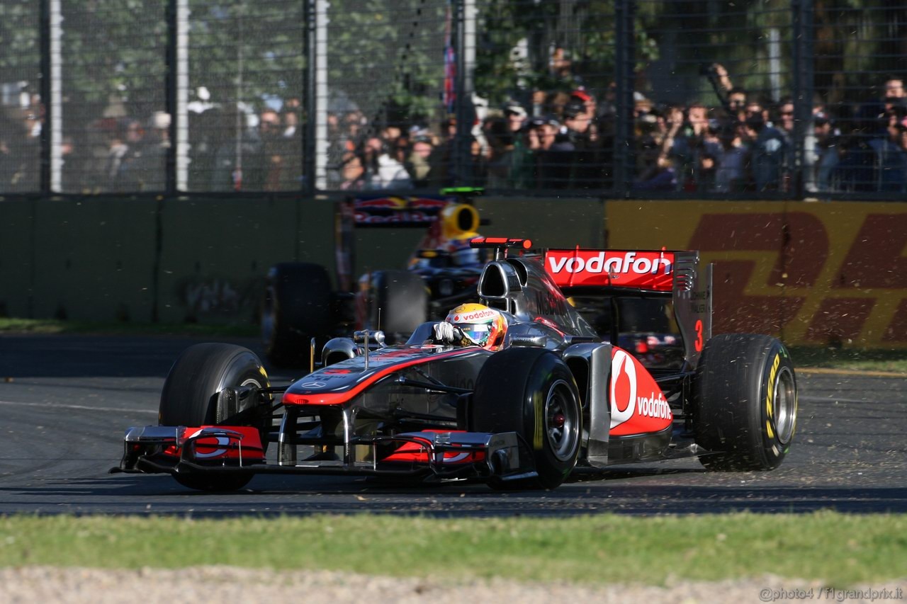 GP AUSTRALIA, 27.03.2011- Gara, Lewis Hamilton (GBR), McLaren  Mercedes, MP4-26 