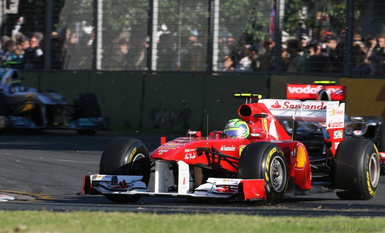 GP AUSTRALIA, 27.03.2011- Gara, Felipe Massa (BRA), Ferrari, F-150 Italia 