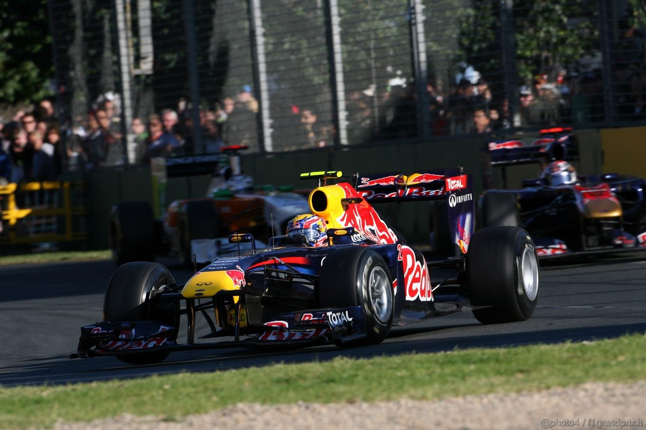 GP AUSTRALIA, 27.03.2011- Gara, Mark Webber (AUS), Red Bull Racing, RB7 