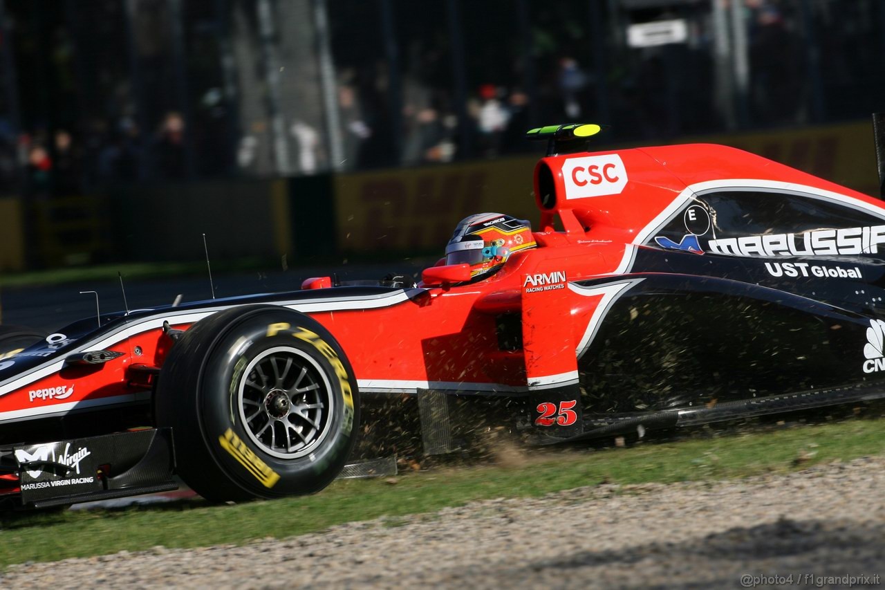GP AUSTRALIA, 27.03.2011- Gara, Jerome D'Ambrosio (BEL), Marussia Virgin Racing VR-02 