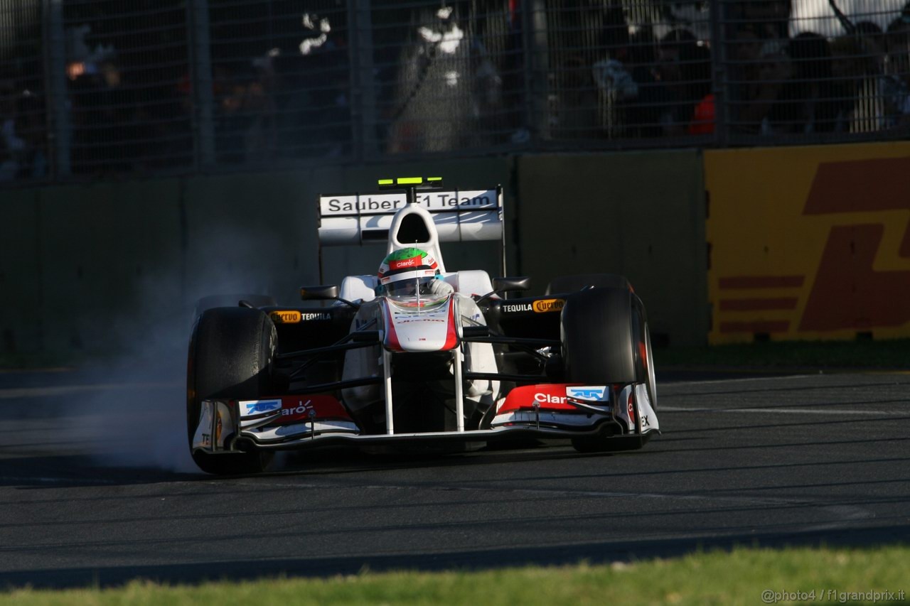 GP AUSTRALIA, 27.03.2011- Gara, Sergio Pérez (MEX), Sauber F1 Team C30 