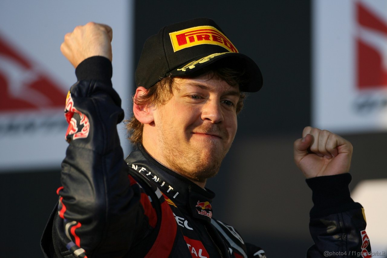 GP AUSTRALIA, 27.03.2011- Gara, Sebastian Vettel (GER), Red Bull Racing, RB7 vincitore 