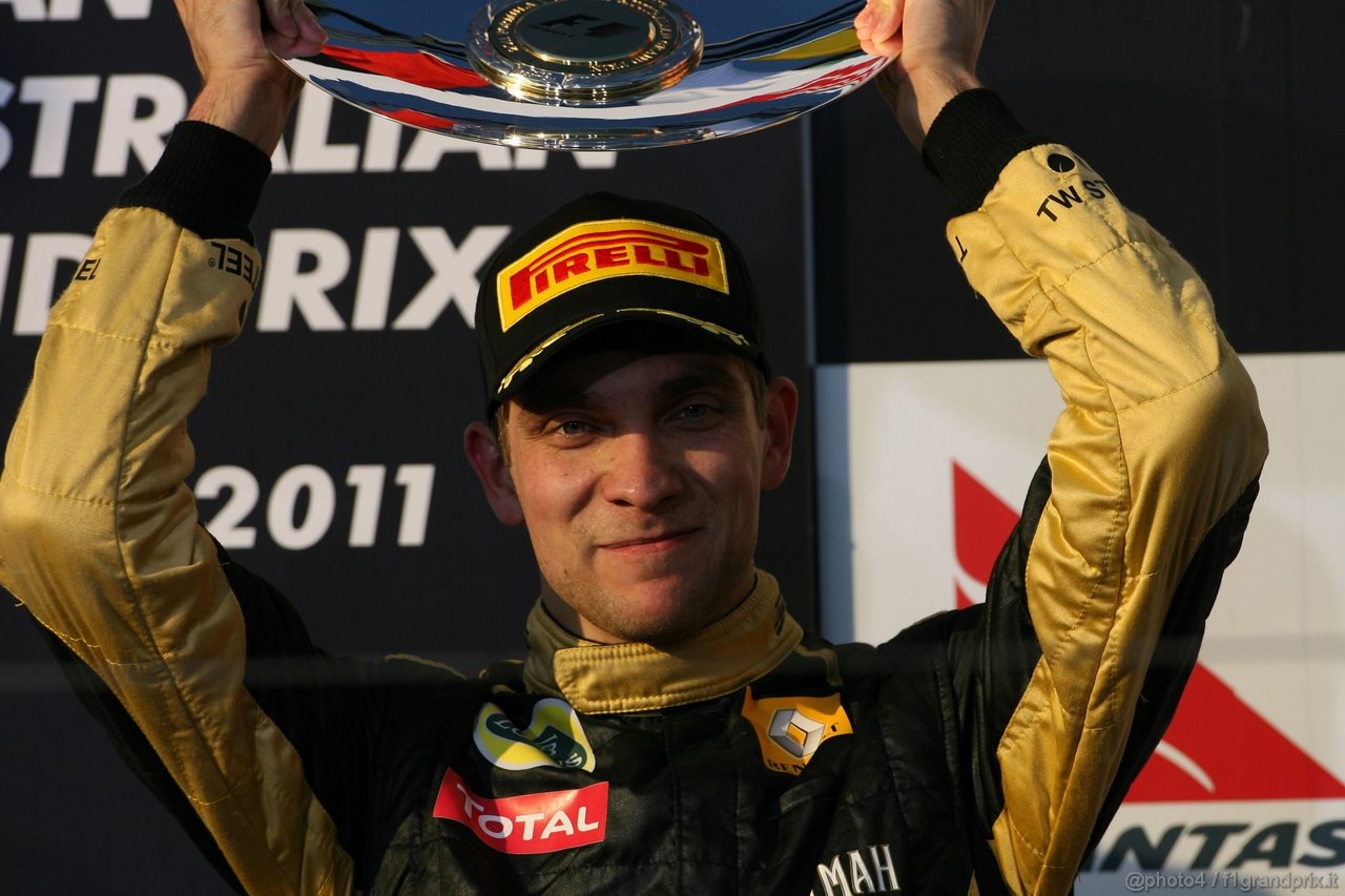 GP AUSTRALIA, 27.03.2011- Gara, Vitaly Petrov (RUS), Lotus Renault GP, R31 terzo 