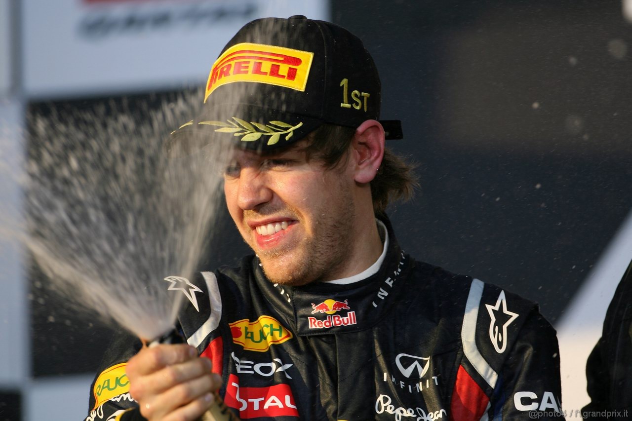GP AUSTRALIA, 27.03.2011- Gara, Sebastian Vettel (GER), Red Bull Racing, RB7 vincitore 