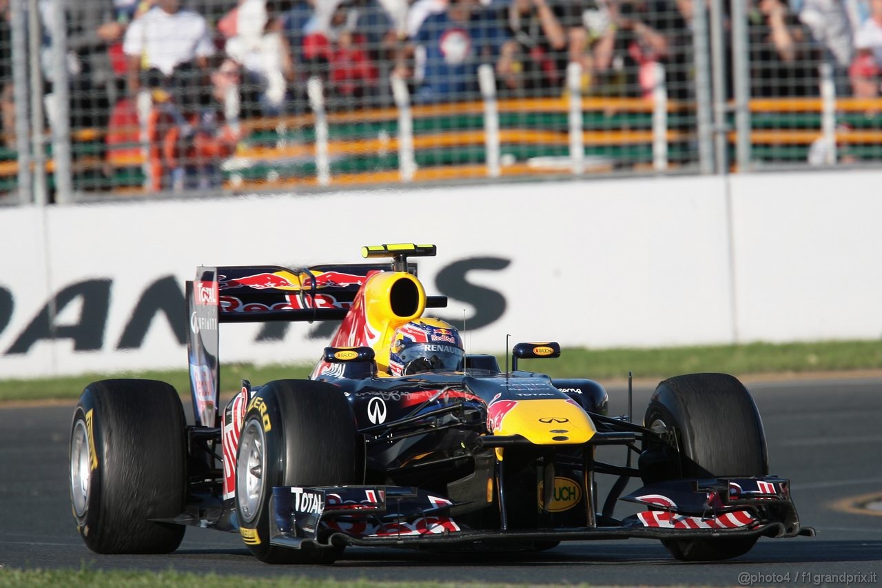 GP AUSTRALIA, 27.03.2011- Gara, Mark Webber (AUS), Red Bull Racing, RB7 