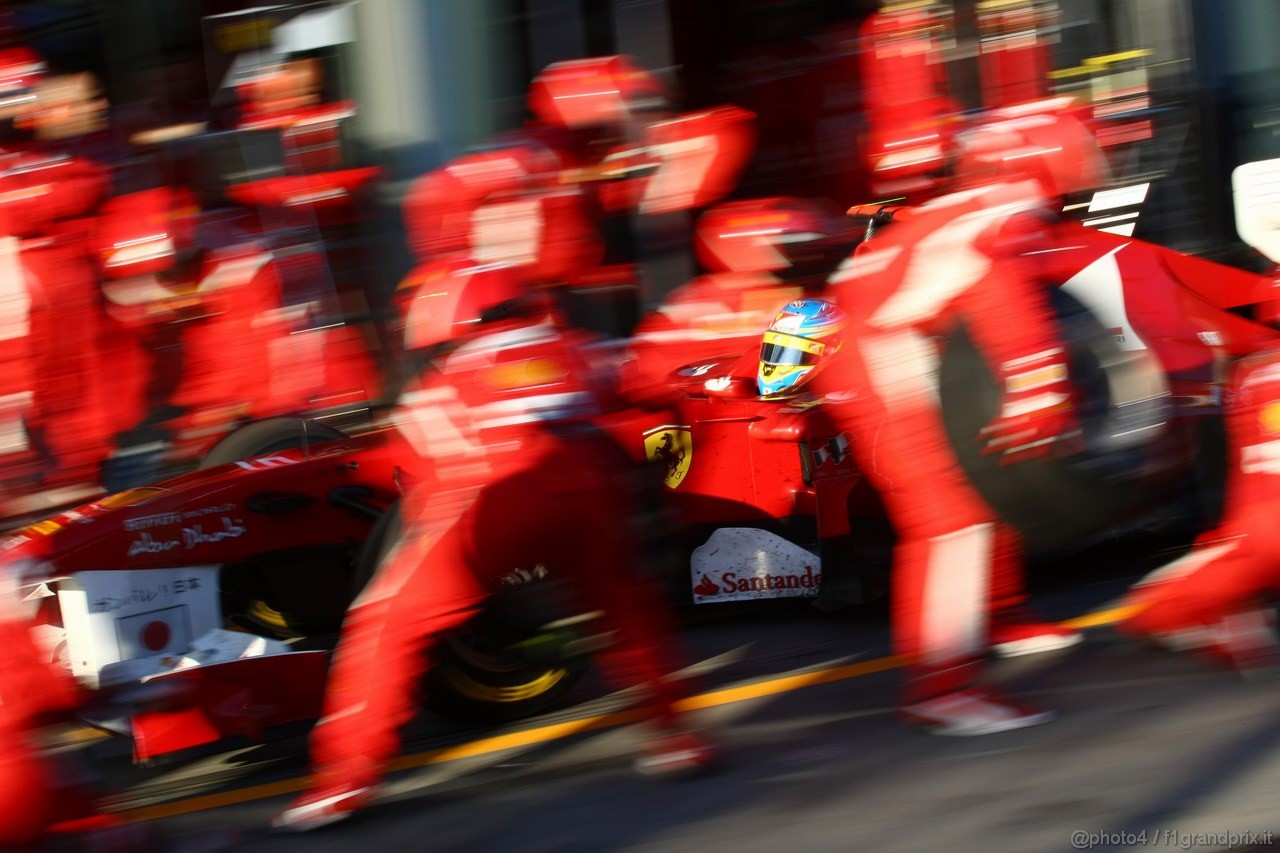 GP AUSTRALIA, 27.03.2011- Gara,Fernando Alonso (ESP), Ferrari, F-150 Italia 
