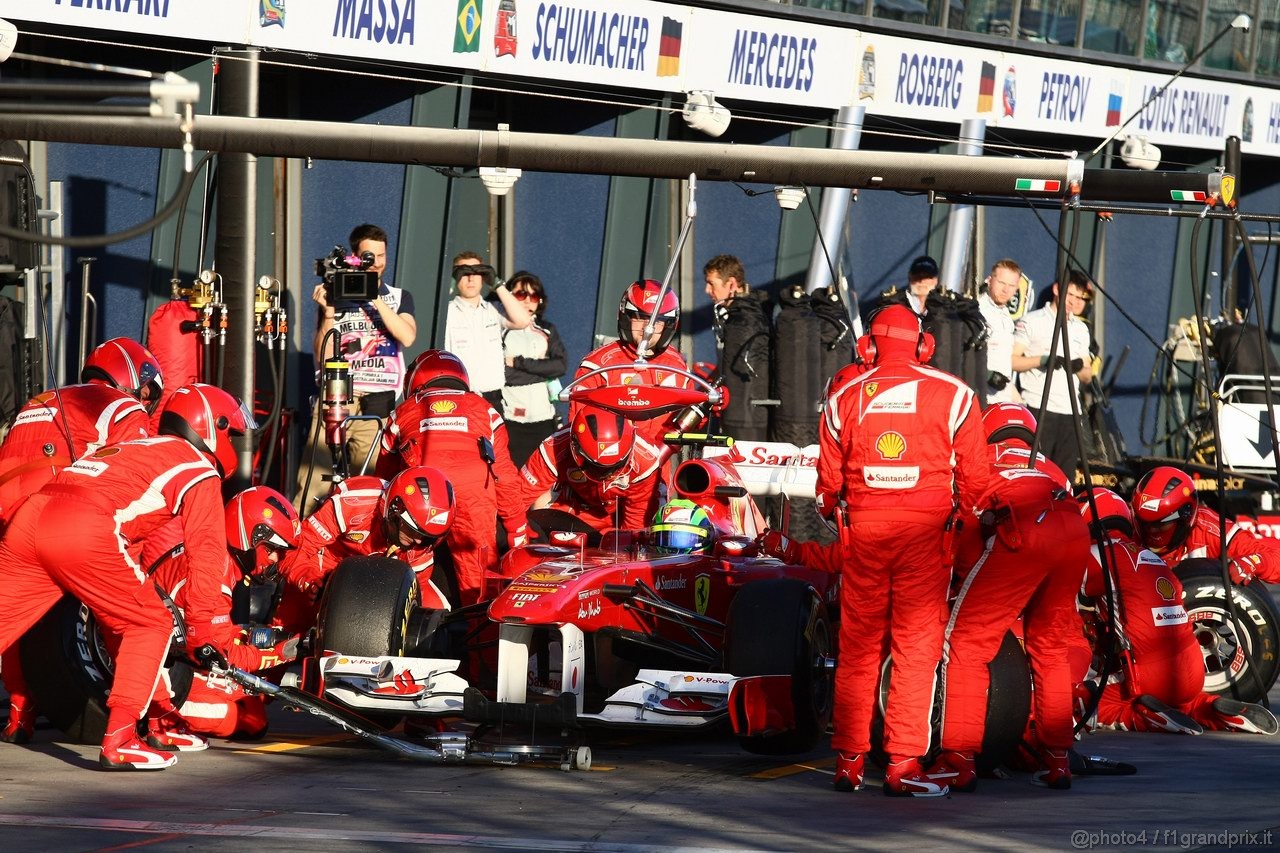 GP AUSTRALIA, 27.03.2011- Gara, Felipe Massa (BRA), Ferrari, F-150 Italia 