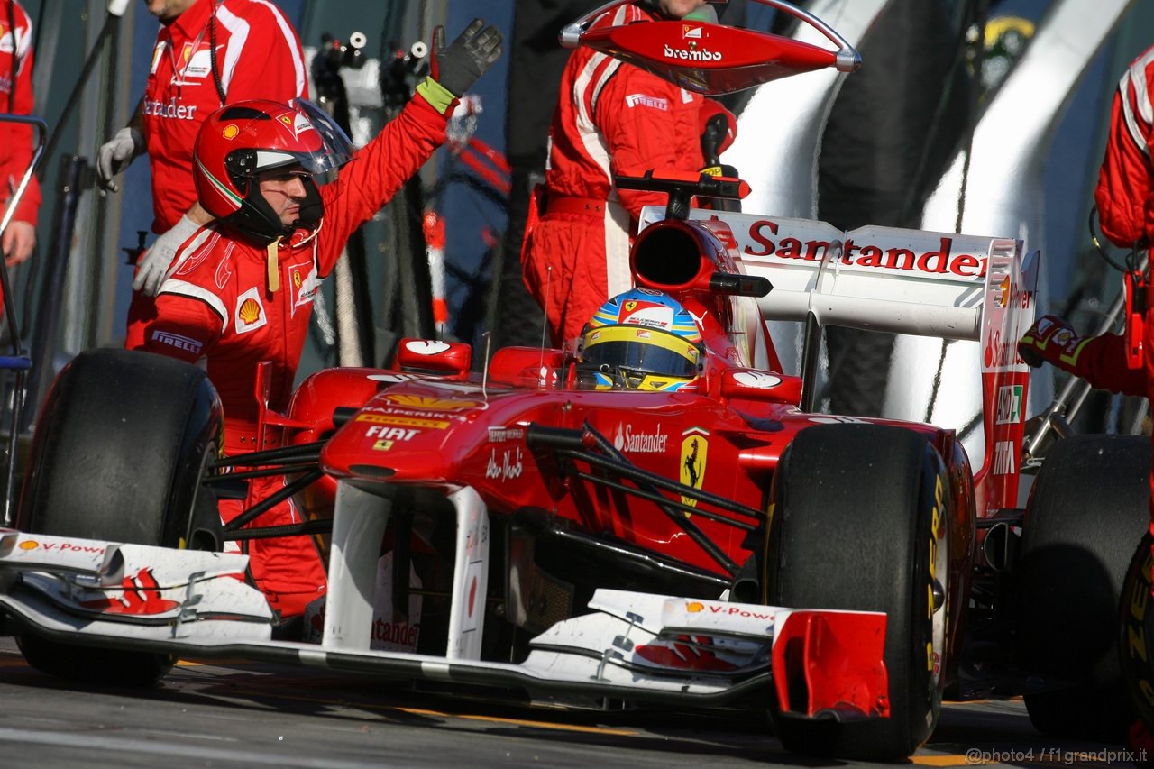 GP AUSTRALIA, 27.03.2011- Gara,Fernando Alonso (ESP), Ferrari, F-150 Italia 