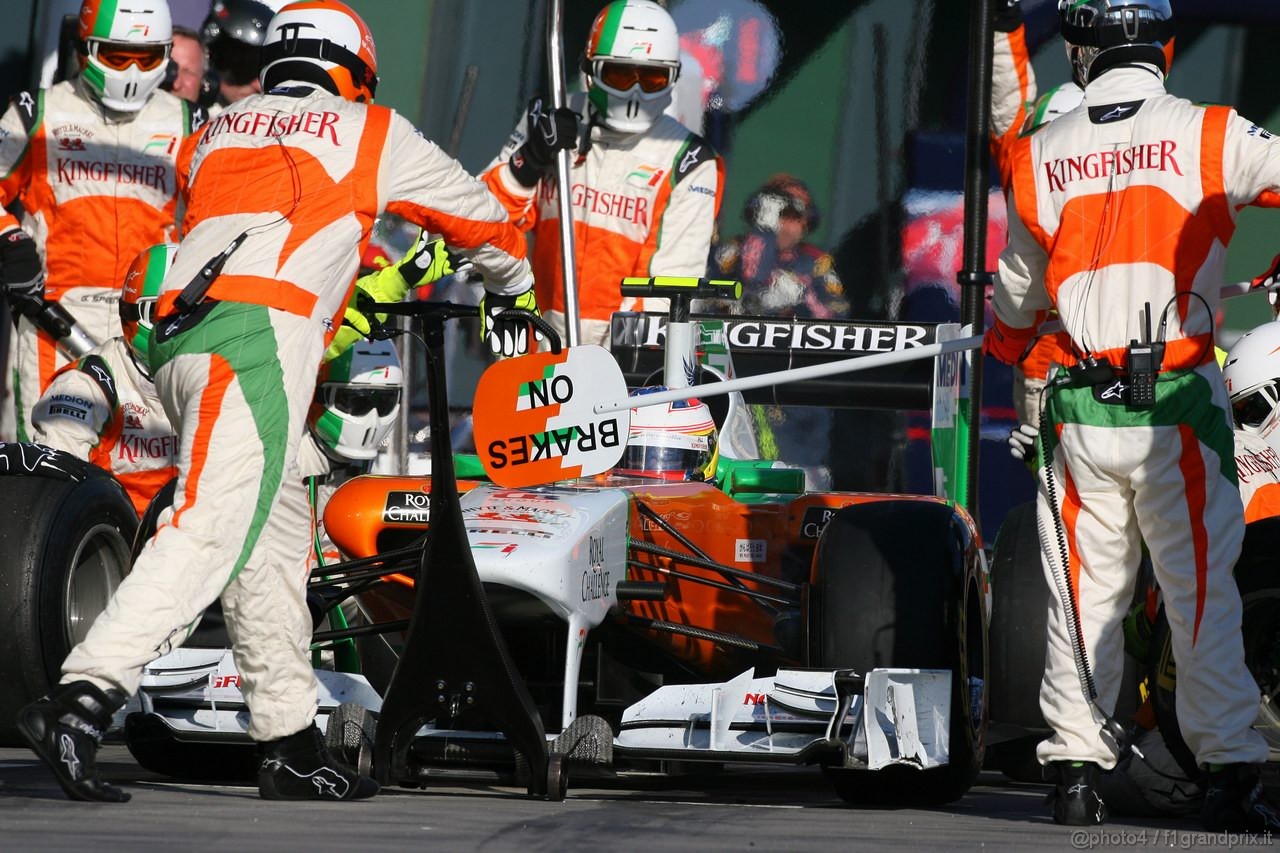 GP AUSTRALIA, 27.03.2011- Gara, Paul di Resta (GBR) Force India VJM04 