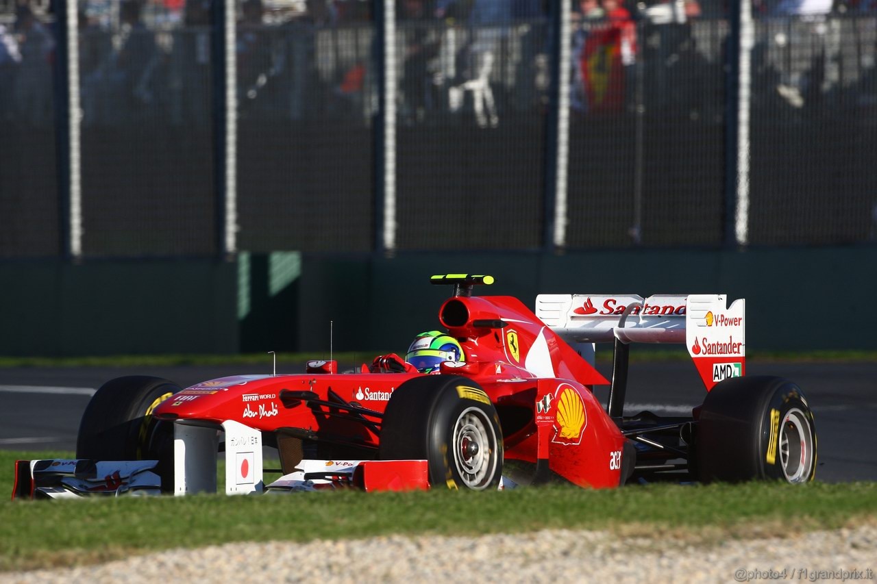 GP AUSTRALIA, 27.03.2011- Gara, Felipe Massa (BRA), Ferrari, F-150 Italia 