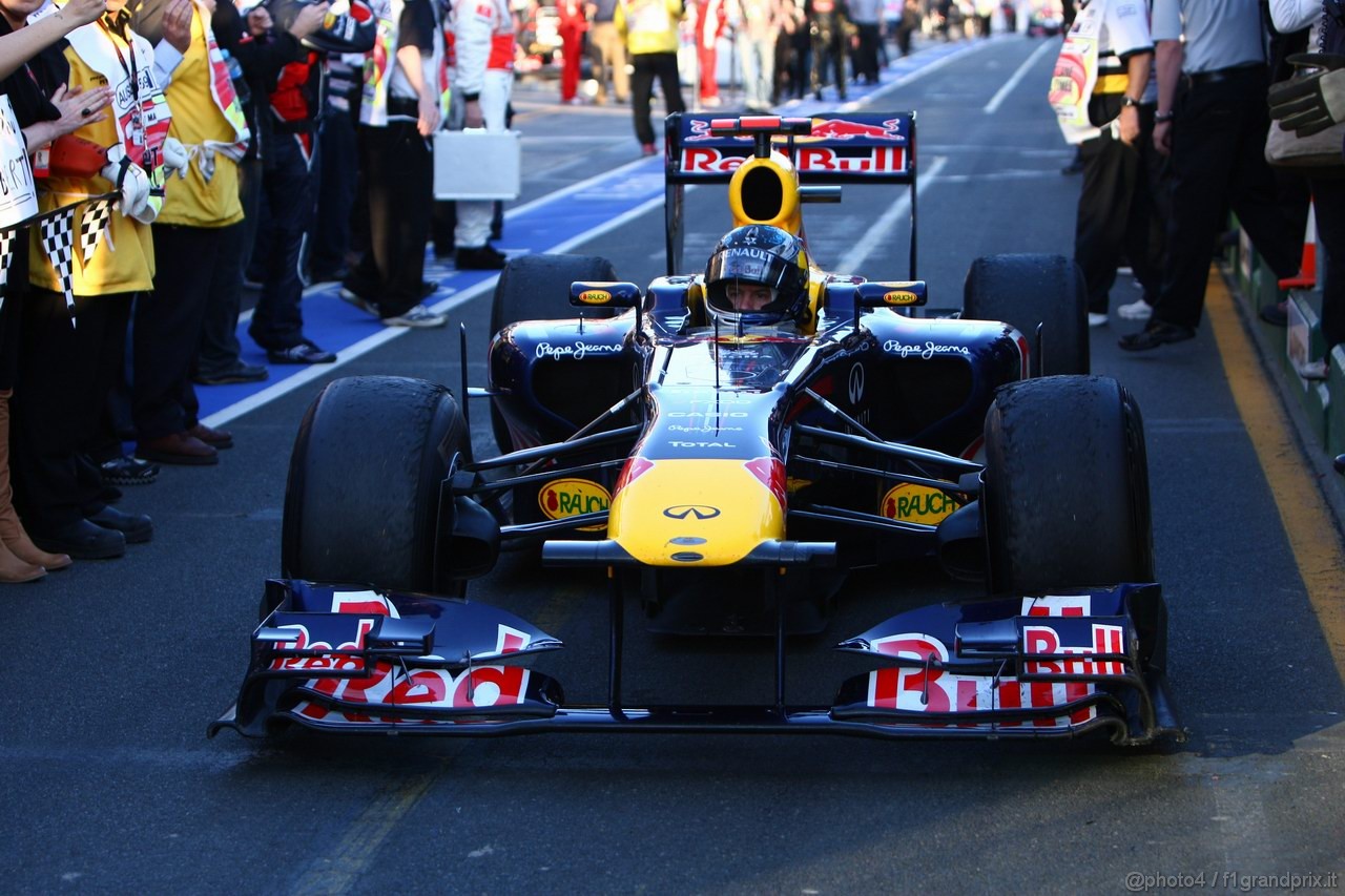 GP AUSTRALIA, 27.03.2011- Gara, Sebastian Vettel (GER), Red Bull Racing, RB7 vincitore 