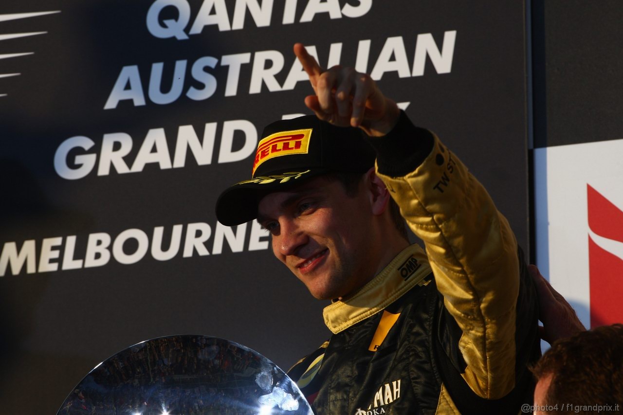 GP AUSTRALIA, 27.03.2011- Gara, Vitaly Petrov (RUS), Lotus Renault GP, R31 terzo 