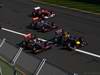 GP AUSTRALIA, 27.03.2011- Gara, partenza, Lewis Hamilton (GBR), McLaren  Mercedes, MP4-26 e Mark Webber (AUS), Red Bull Racing, RB7 