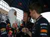 GP AUSTRALIA, 27.03.2011- Gara, Sebastian Vettel (GER), Red Bull Racing, RB7 e Christian Horner (GBR), Red Bull Racing, Sporting Director 