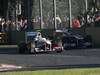 GP AUSTRALIA, 27.03.2011- Gara, Sergio Pérez (MEX), Sauber F1 Team C30 e Rubens Barrichello (BRA), Williams FW33 