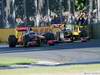 GP AUSTRALIA, 27.03.2011- Gara, Jenson Button (GBR), McLaren  Mercedes, MP4-26 e Sebastian Vettel (GER), Red Bull Racing, RB7 