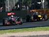 GP AUSTRALIA, 27.03.2011- Gara, Jenson Button (GBR), McLaren  Mercedes, MP4-26 e Sebastian Vettel (GER), Red Bull Racing, RB7 