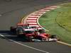 GP AUSTRALIA, 27.03.2011- Gara, Felipe Massa (BRA), Ferrari, F-150 Italia e Jenson Button (GBR), McLaren  Mercedes, MP4-26 