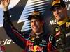 GP AUSTRALIA, 27.03.2011- Gara, Sebastian Vettel (GER), Red Bull Racing, RB7 vincitore e Vitaly Petrov (RUS), Lotus Renault GP, R31 terzo 