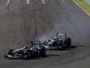 GP AUSTRALIA, 27.03.2011- Gara, Michael Schumacher (GER), Mercedes GP Petronas F1 Team, MGP W02 e Rubens Barrichello (BRA), Williams FW33 