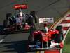 GP AUSTRALIA, 27.03.2011- Gara, Jenson Button (GBR), McLaren  Mercedes, MP4-26 e Felipe Massa (BRA), Ferrari, F-150 Italia 