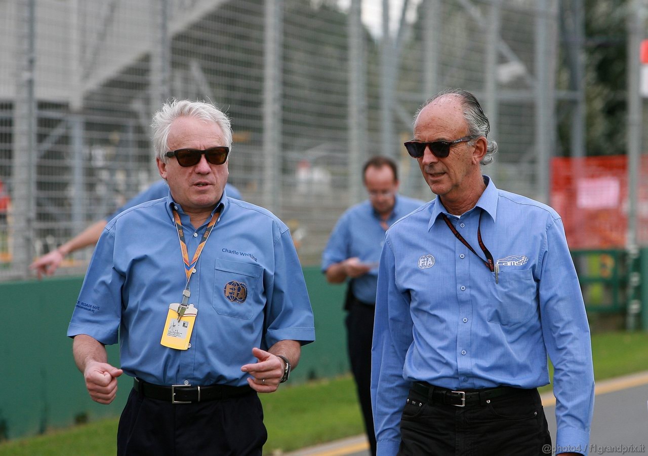 GP AUSTRALIA, 24.03.2011- Charlie Whiting (GBR), Gara director e safety delegate  