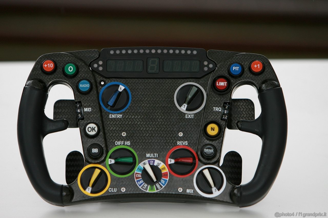 GP AUSTRALIA, 24.03.2011- Steering wheel, Jerome D'Ambrosio (BEL), Marussia Virgin Racing VR-02 