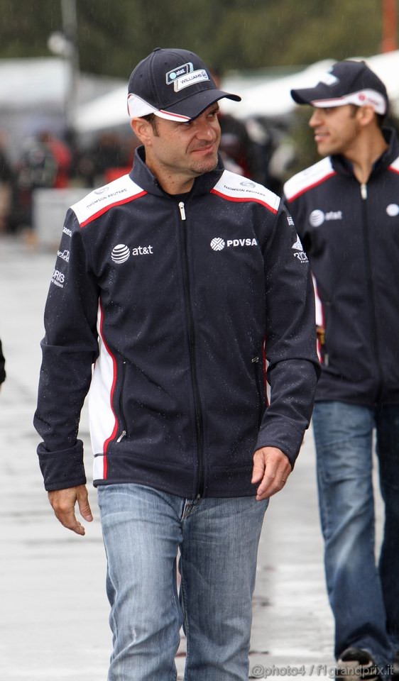 GP AUSTRALIA, 24.03.2011- Rubens Barrichello (BRA), Williams FW33 e Pastor Maldonado (VEN), Williams FW33 