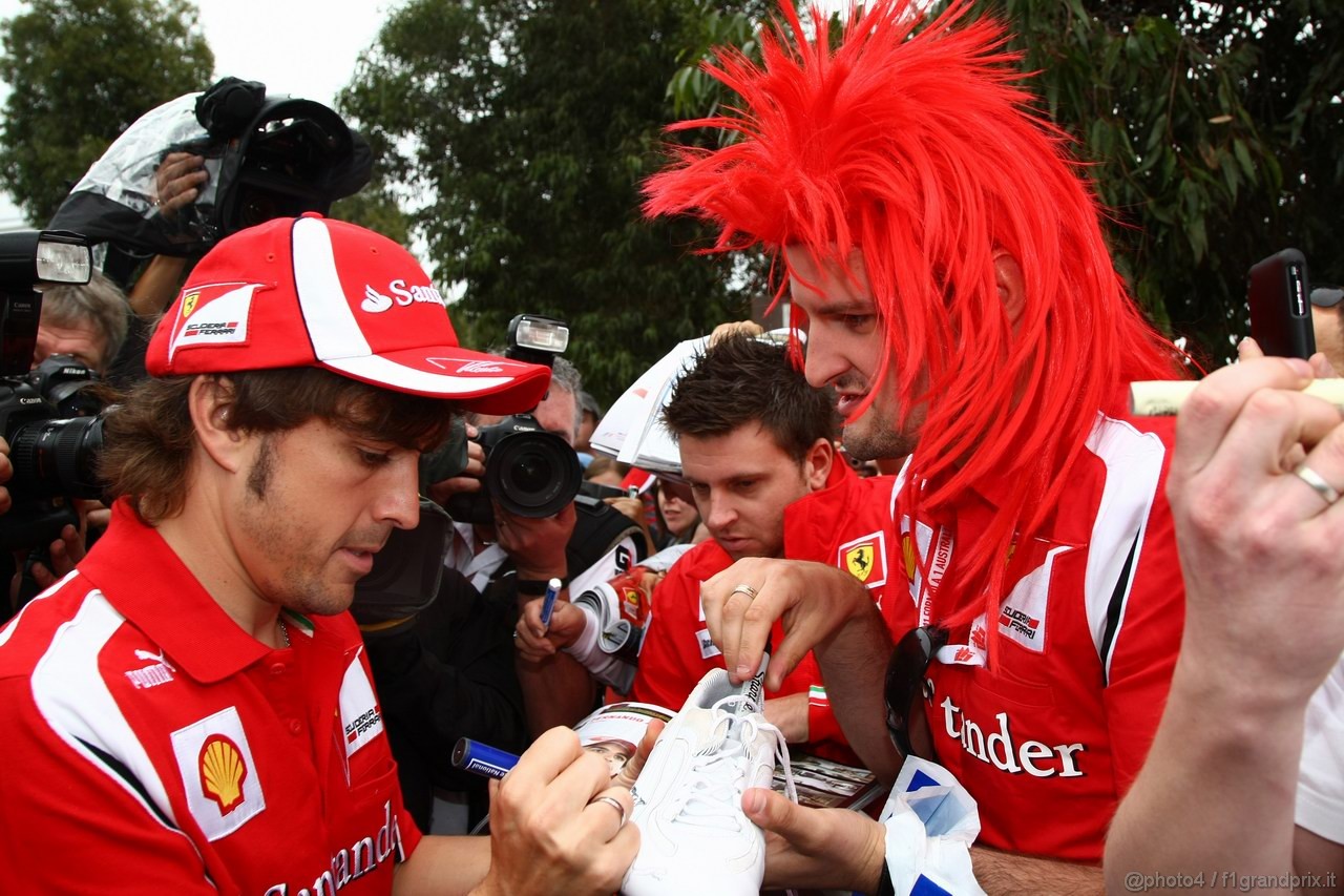 GP AUSTRALIA, 24.03.2011- Fernando Alonso (ESP), Ferrari, F-150 Italia 