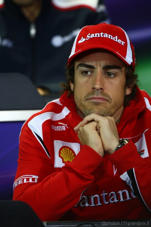 GP AUSTRALIA, 24.03.2011- Conferenza Stampa, Fernando Alonso (ESP), Ferrari, F-150 Italia 