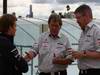 GP AUSTRALIA, 24.03.2011- Nico Rosberg (GER), Mercedes GP Petronas F1 Team, MGP W02 with Norbert Haug (GER), Motorsport chief  e Ross Brawn (GBR), Team Principal, Mercedes GP 