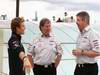 GP AUSTRALIA, 24.03.2011- Nico Rosberg (GER), Mercedes GP Petronas F1 Team, MGP W02 with Norbert Haug (GER), Motorsport chief  e Ross Brawn (GBR), Team Principal, Mercedes GP 
